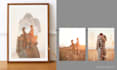 make creative double exposure effects for your couple photos