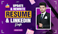 upgrade and rewrite your resume, cv, and update linkedin profile
