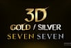 replicate or design logo into 3d metallic gold effect