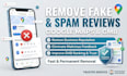 report gmb remove harmful, fake and spam google maps and business reviews
