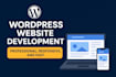 design a modern and secure wordpress website or landing page