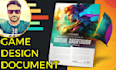 create a game design document gdd