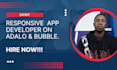 use adalo, bubble for your  app development
