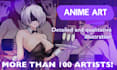 make an anime illustration