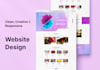 do website UI UX design in figma