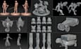work with your 3d model for design, 3d printing or nft