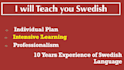 be your professional swedish teacher