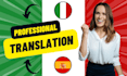 translate spanish to italian and vice versa