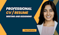 write and design professional resume and cv