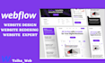 develop webflow website, figma to webflow, xd to webflow, webflow design,