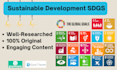 write research articles about the sustainability sdgs and environmental science