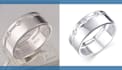 jewellery retouch polished finish
