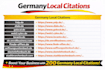 create german local citations for germany business directories local SEO