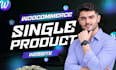 build a woocommerce store or single product website