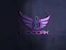 attractive clean dj rap artist epk ,store and text logo