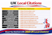 do best UK local citations and directory submissions for local SEO