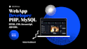 develop PHP webapp front end, back end