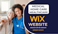 medical wix website clinic healthcare home care wix website or re design