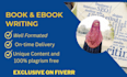 write an ebook on any topic