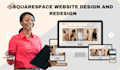 squarespace website design, squarespace website redesign, squarespace website