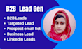 do targeted b2b lead gen and prospect email list building