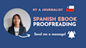 proofread and correct your spanish text and ebook