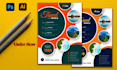 create professional business flyer design, awesome modern flyer