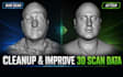 cleanup and improve 3dscan data for 3dprinting or game