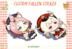 custom fallen sticker from genshin impact