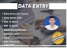 do data entry expert and admin support work