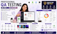 do manual QA testing for your website, web app, mobile app, android app