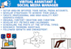 virtual assistant and social media manager