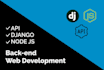 django and react developer for web development