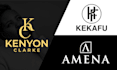 create luxury fashion monogram logo design