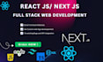do website development, react js, next js full stack development