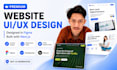 design website UI UX in figma and build it with next js