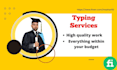 provide fast typing services, retype pages, pdf to word etc
