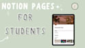 create a notion template for university