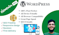 design responsive wordpress business website, woocommerce store or blog design