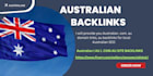 provide you top 60 australian backlinks to enhance your website visibility in au