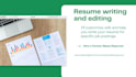 edit and write your resume
