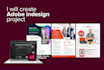 make amazing adobe indesign project, booklet, brochure