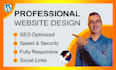 create your professional wordpress website or ecommerce
