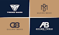 do professional creative minimalist monogram logo design