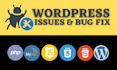 do woocommerce bug fix, html css issue, redesign wp website