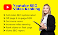 do youtube SEO to increase video ranking