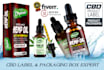 do cbd label design, bottle label design and packaging design