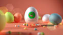 customize happy easter greetings video