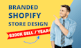 design shopify store, redesign shopify website, landing page