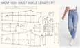 make create mom fit pant design pattern,